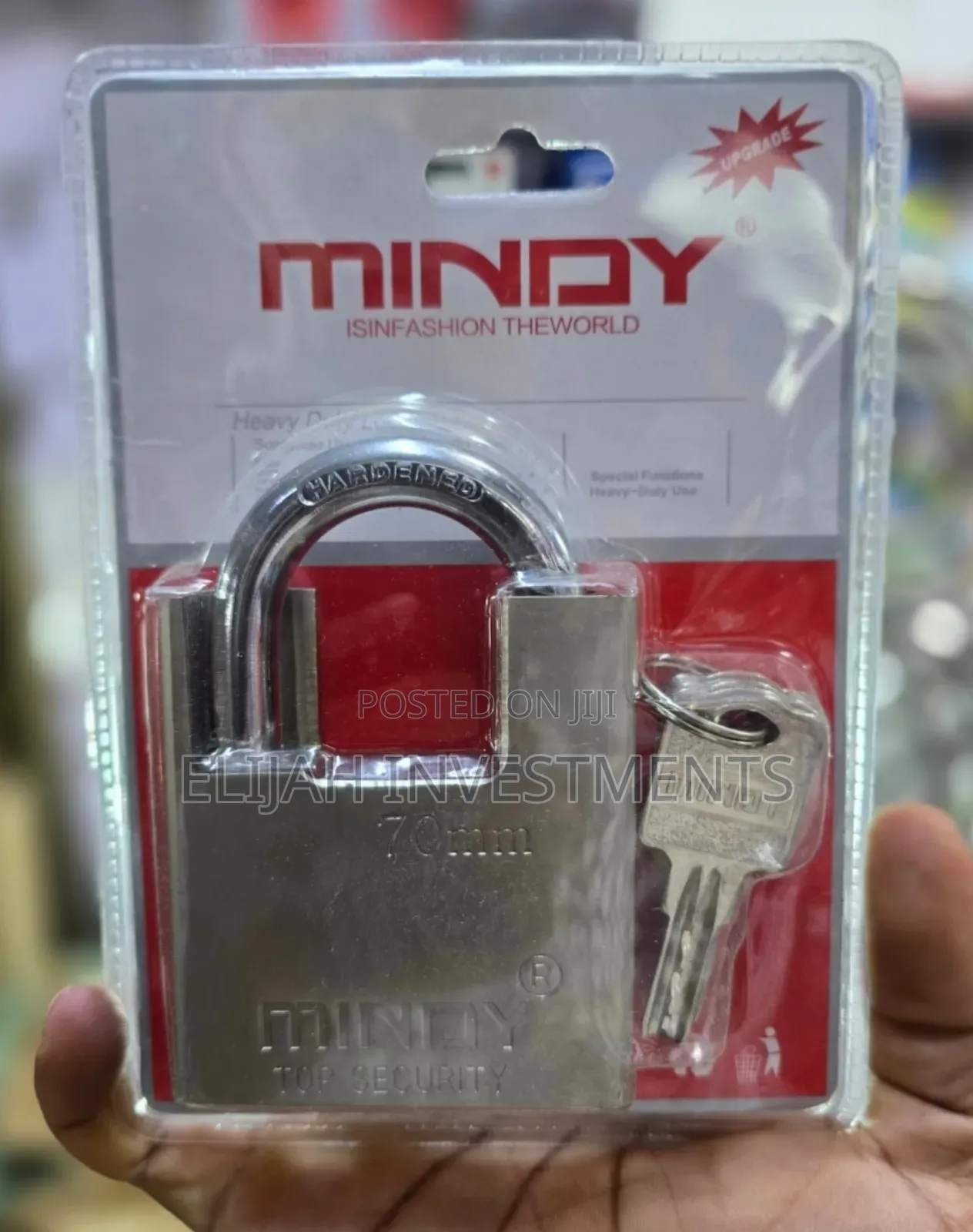 Durable Mindy Heavy Duty Anti-cutting Iron Padlock
