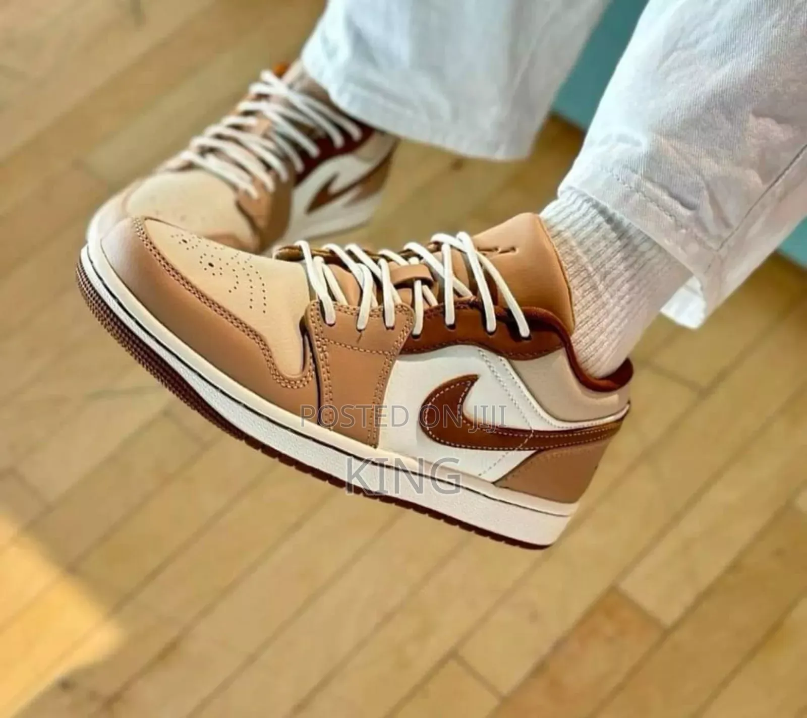 Jordan Air Jordan 1 Low SE "Hemp/Light British Tan" Sneakers