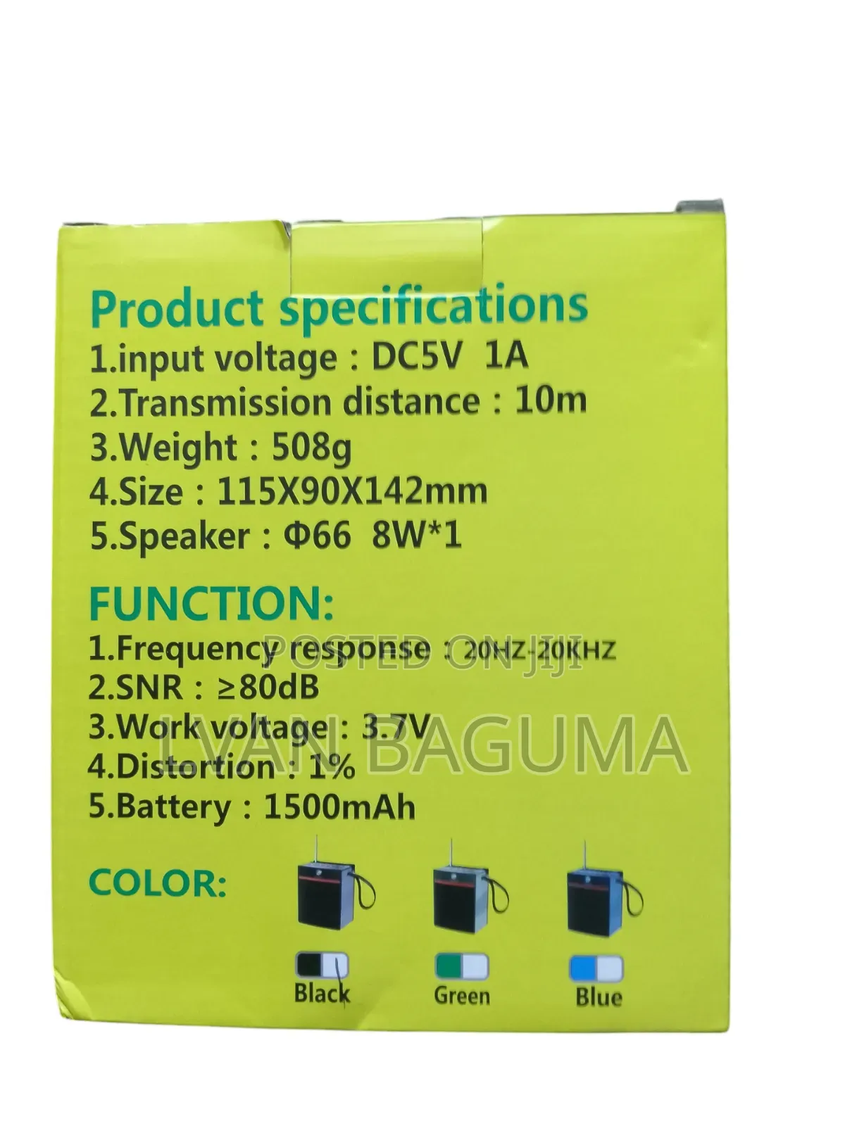 Super Bass Boom Best Wireless Speaker - LN 1036BT Mini