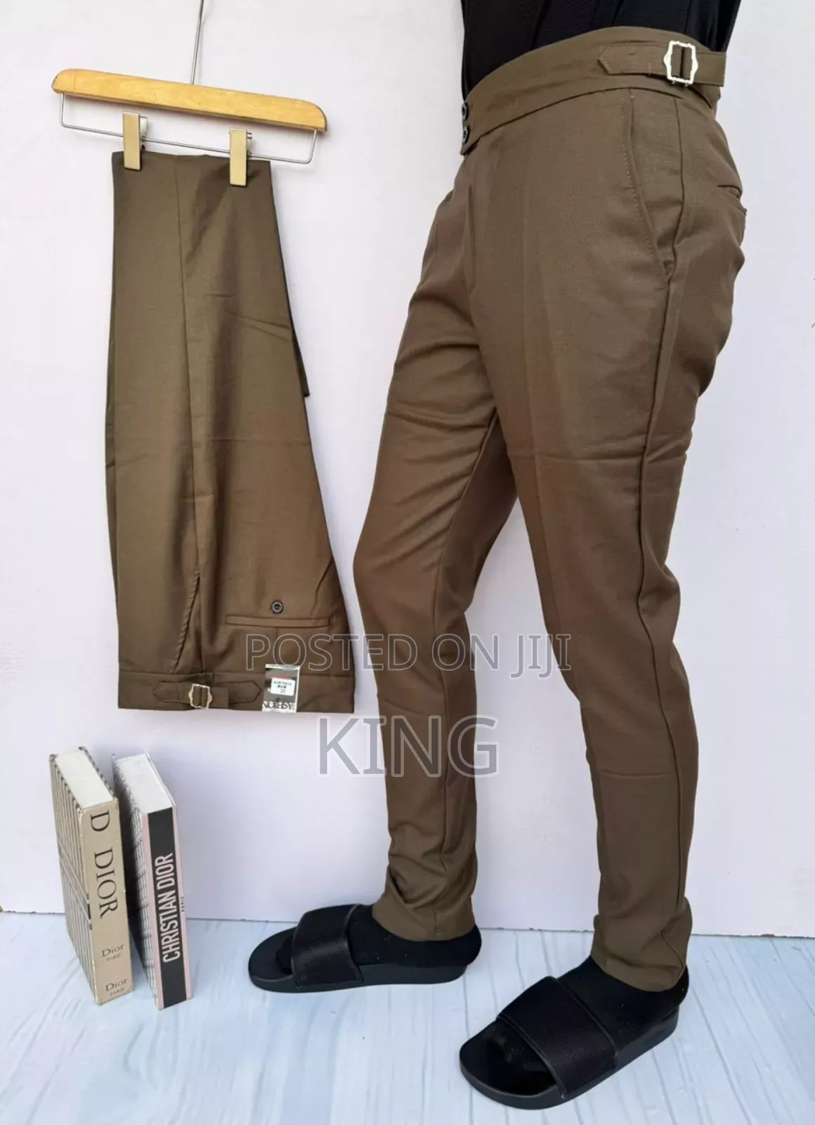 First Rate Beltless Pants