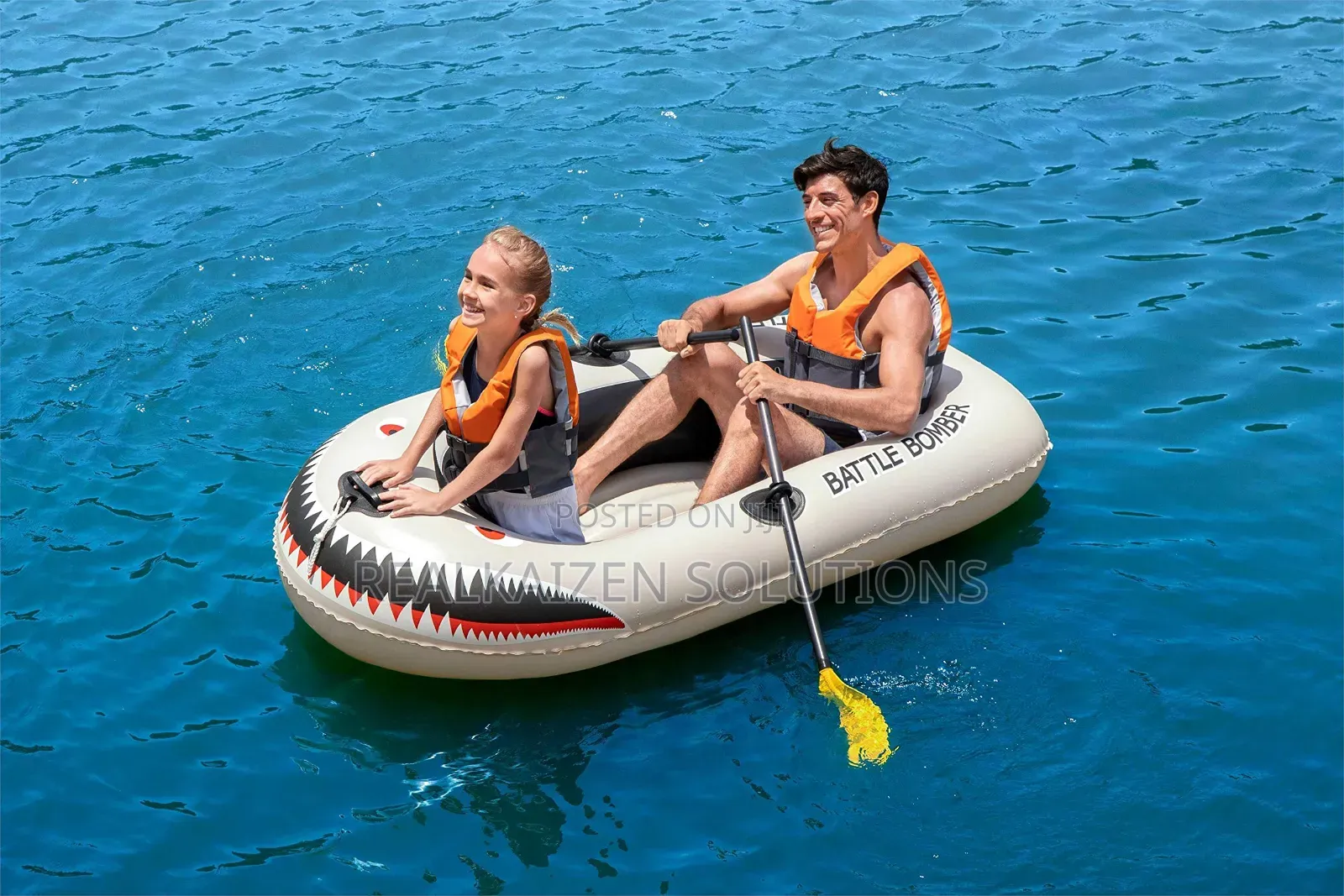 BESTWAY Battle Bomber Inflatable Rubber Boat
2 Seater