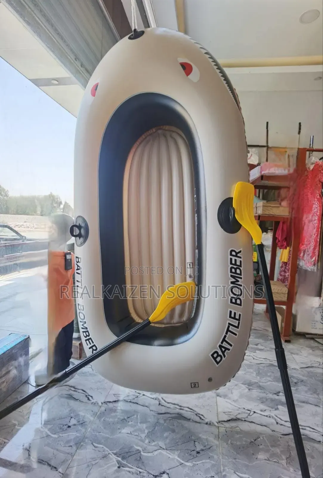 BESTWAY Battle Bomber Inflatable Rubber Boat
2 Seater