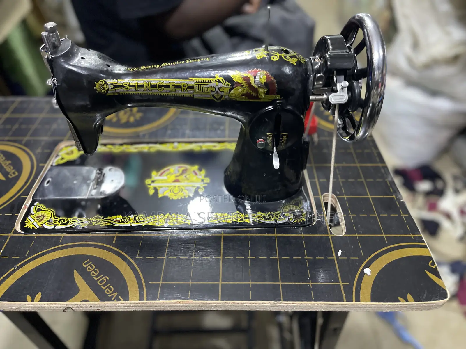 New Domestic Singer Sewing Machine With Complete Stand