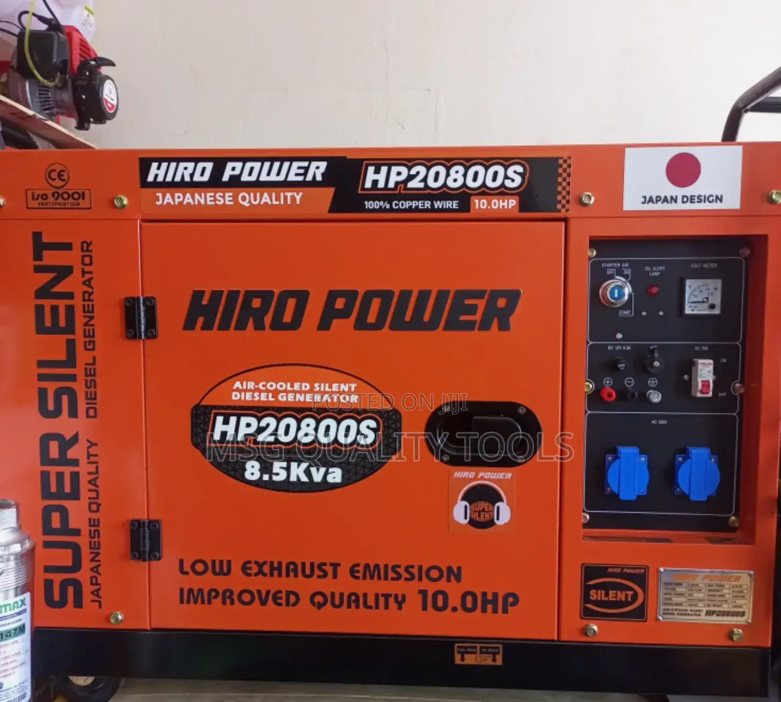 Silent Diesel Generator 8.5kwa Hp