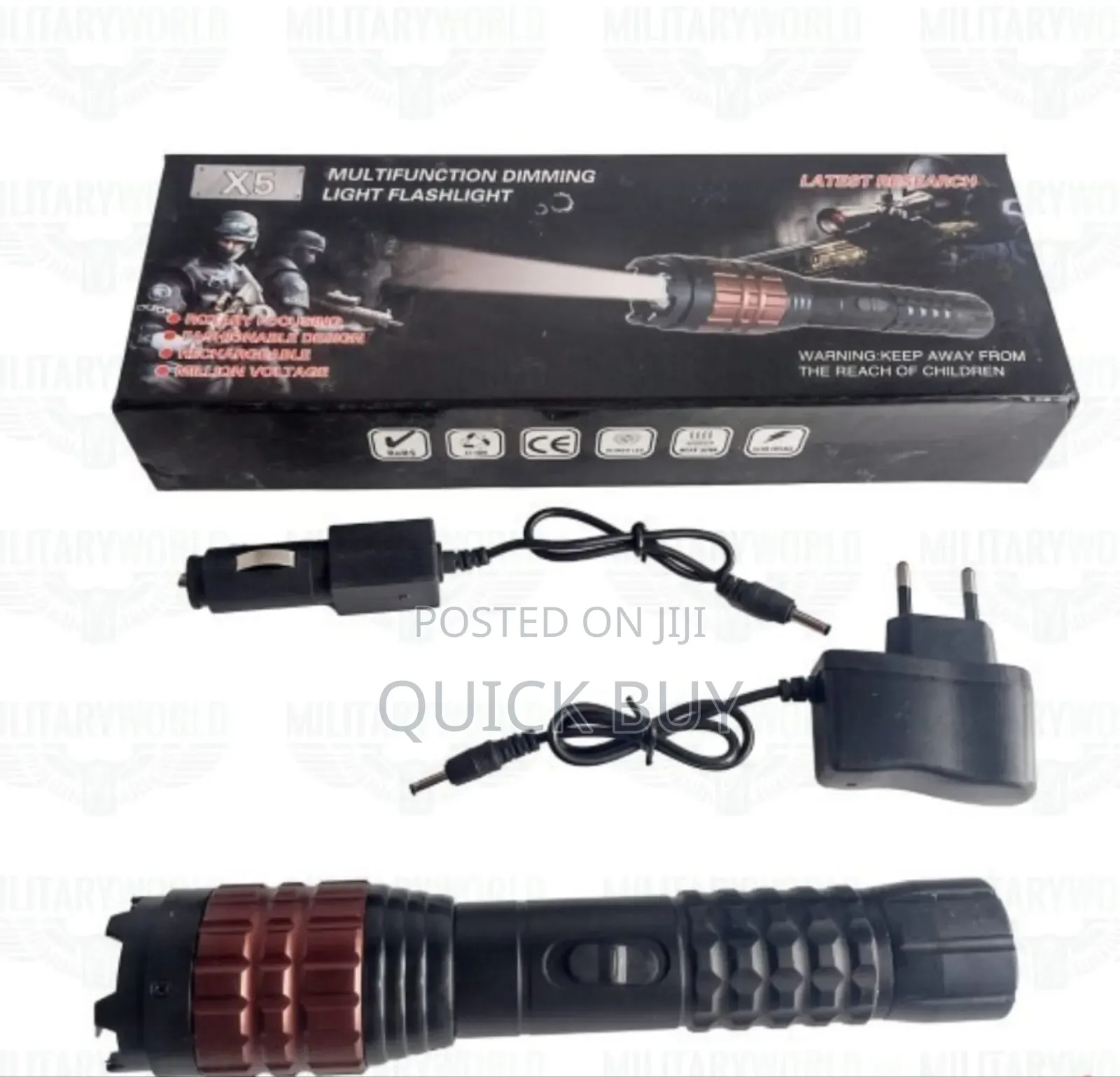 Professional X5 Stun Gun Torch