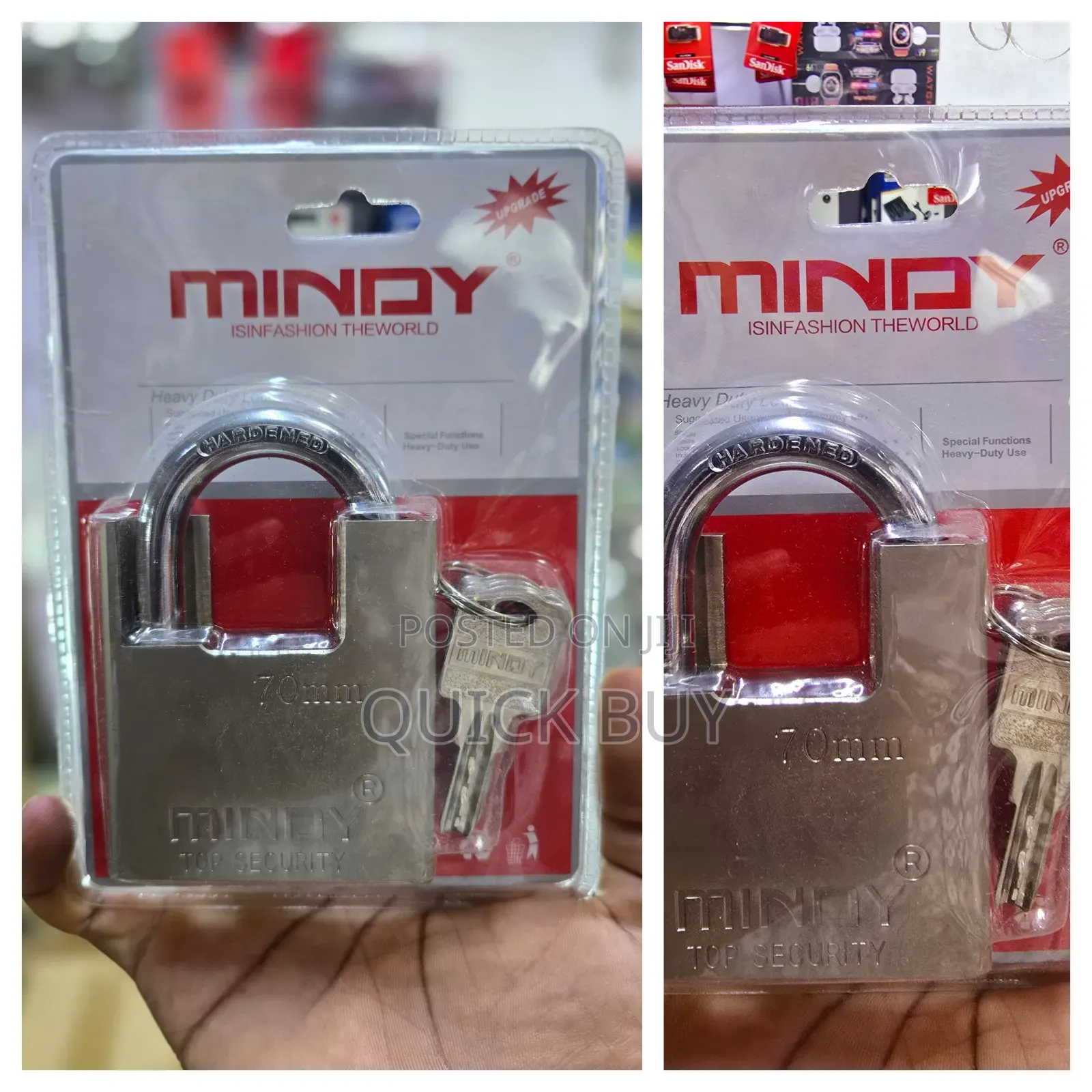 Mindy Top Security Padlock