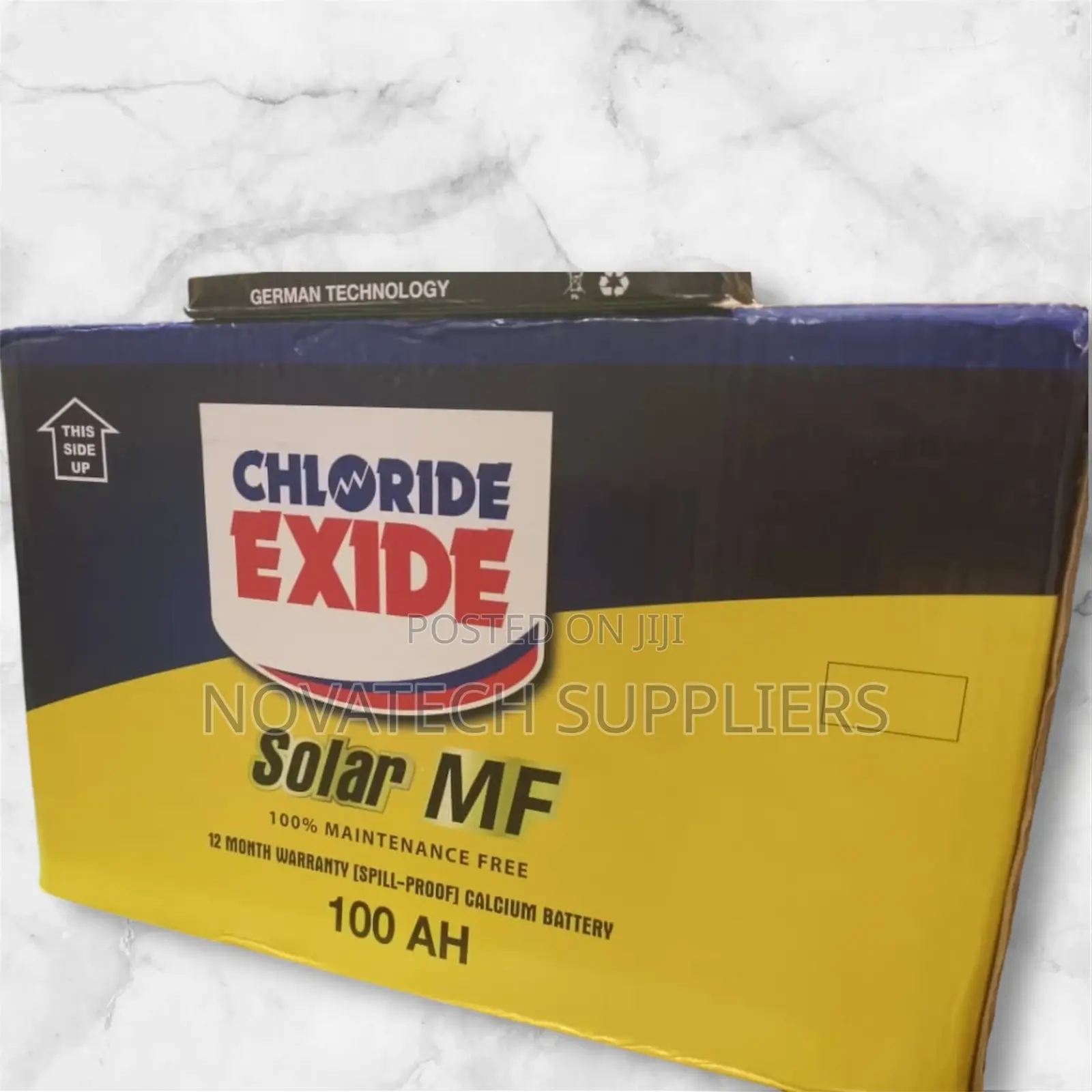 100ah Chloride Exide Maintenance Free Solar Batteries Kamu