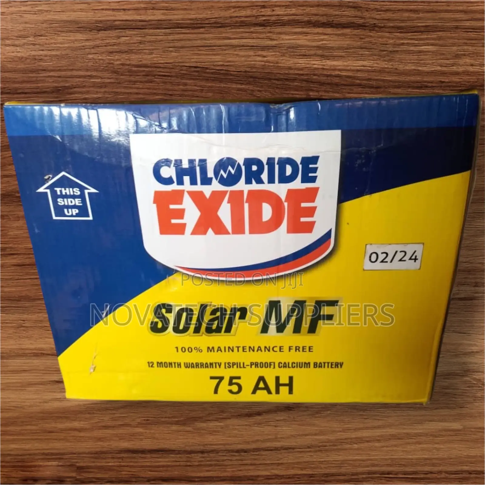 75ah Chloride Exide Maintenance Free Solar Batteries Mano