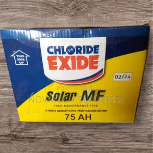 75ah Chloride Exide Maintenance Free Solar Batteries Gena