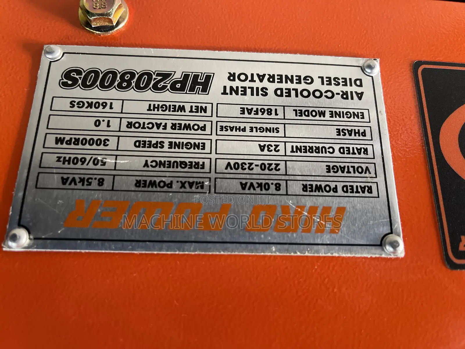 8.5kva Silent Diesel Generator Hiro Power