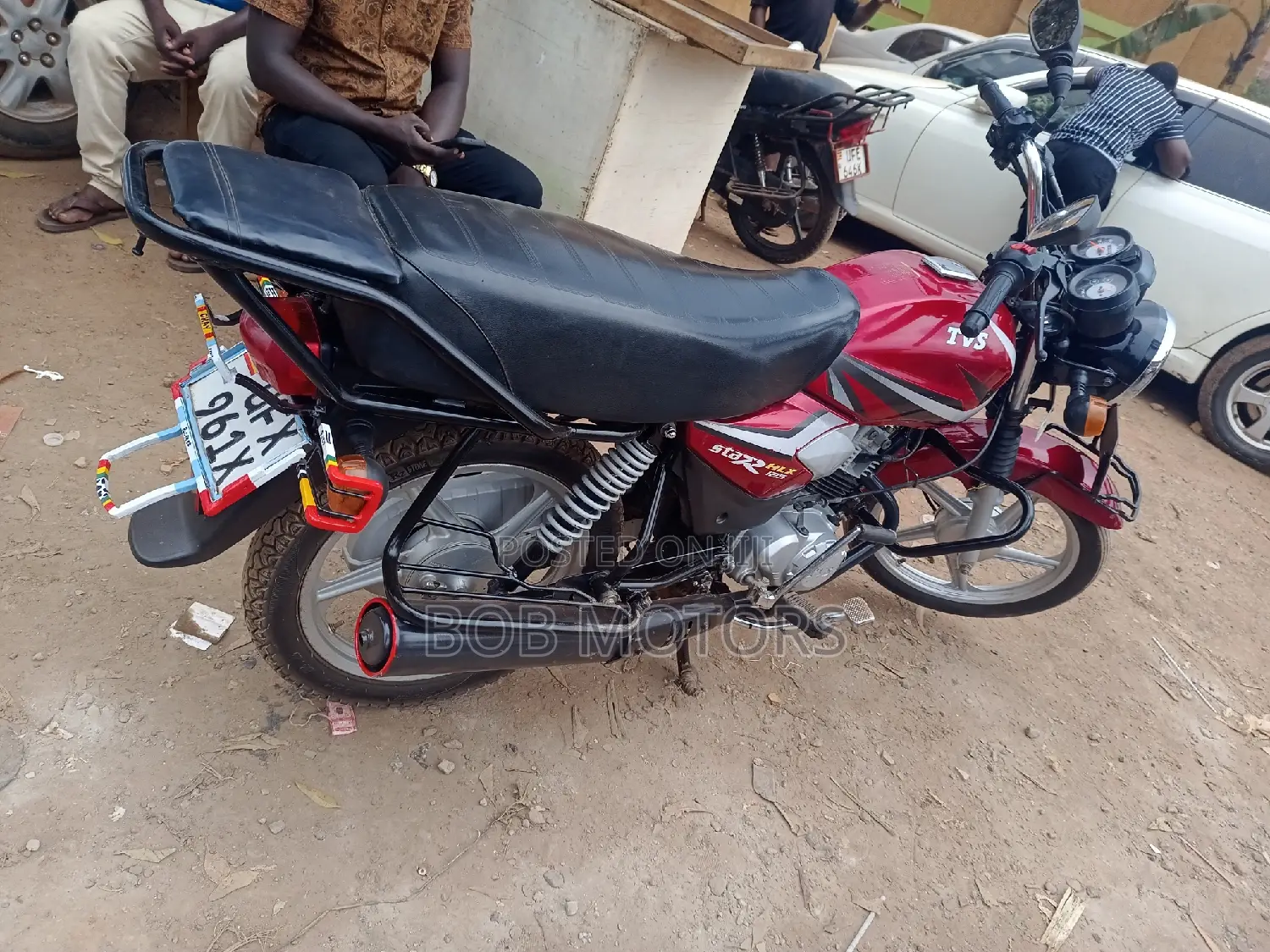 TVS HLX 125 2024 Red