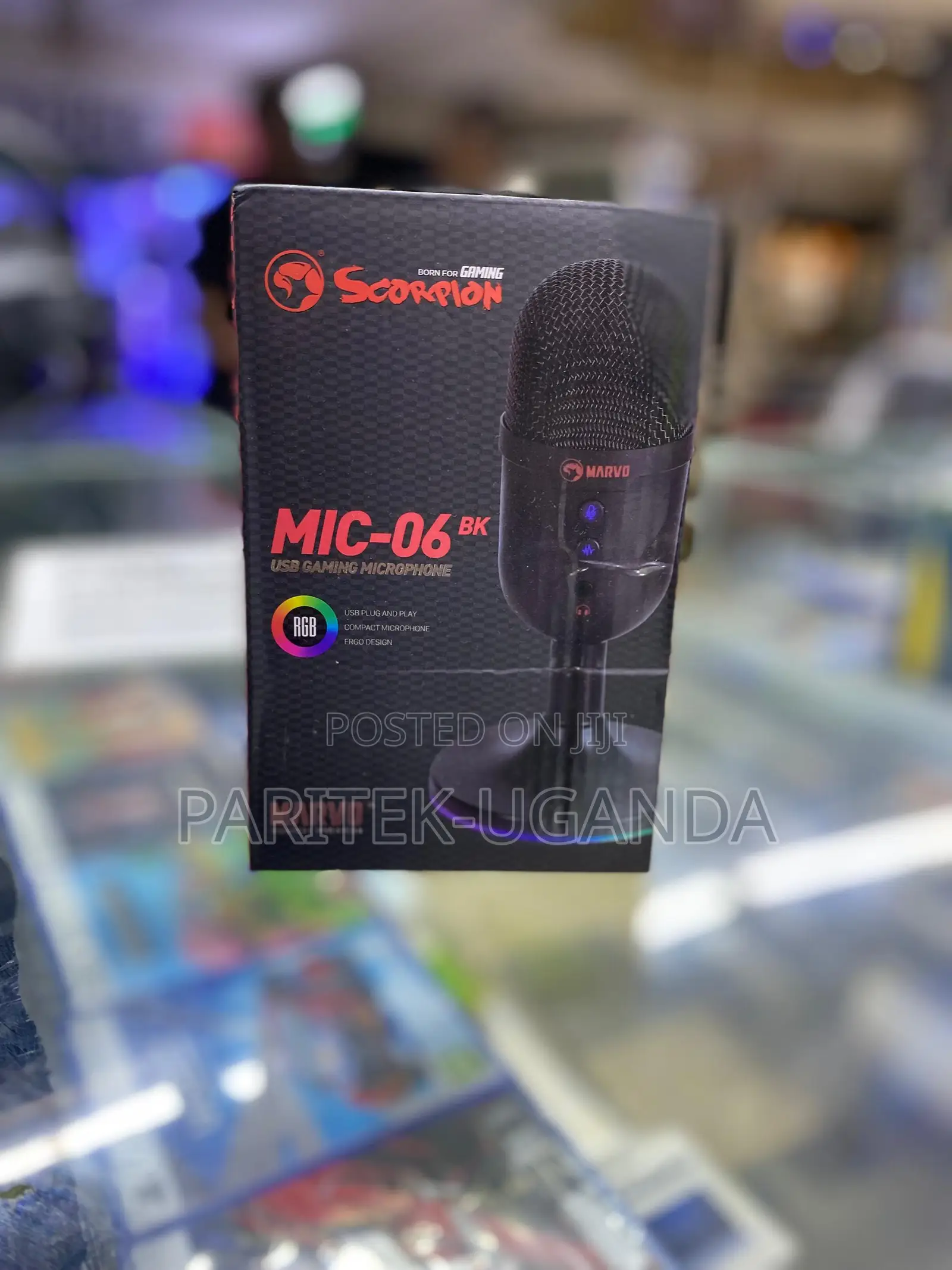 Marvo Mic-06 Bk Wired Microphone