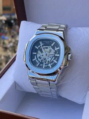 Automatic Silver Patek Watch