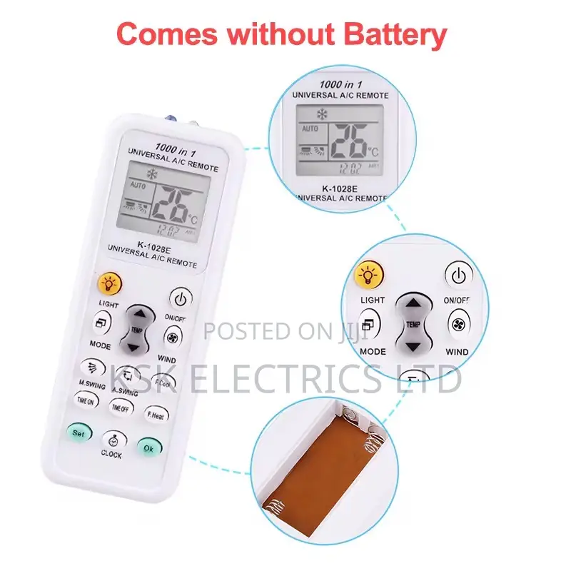 K-1028e Air Conditioning Universal Remote Control Box