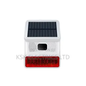 Solar Audible and Visualpowered Wireless Out Strobe Siren