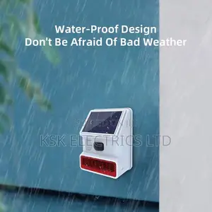 Solar Audible and Visualpowered Wireless Out Strobe Siren