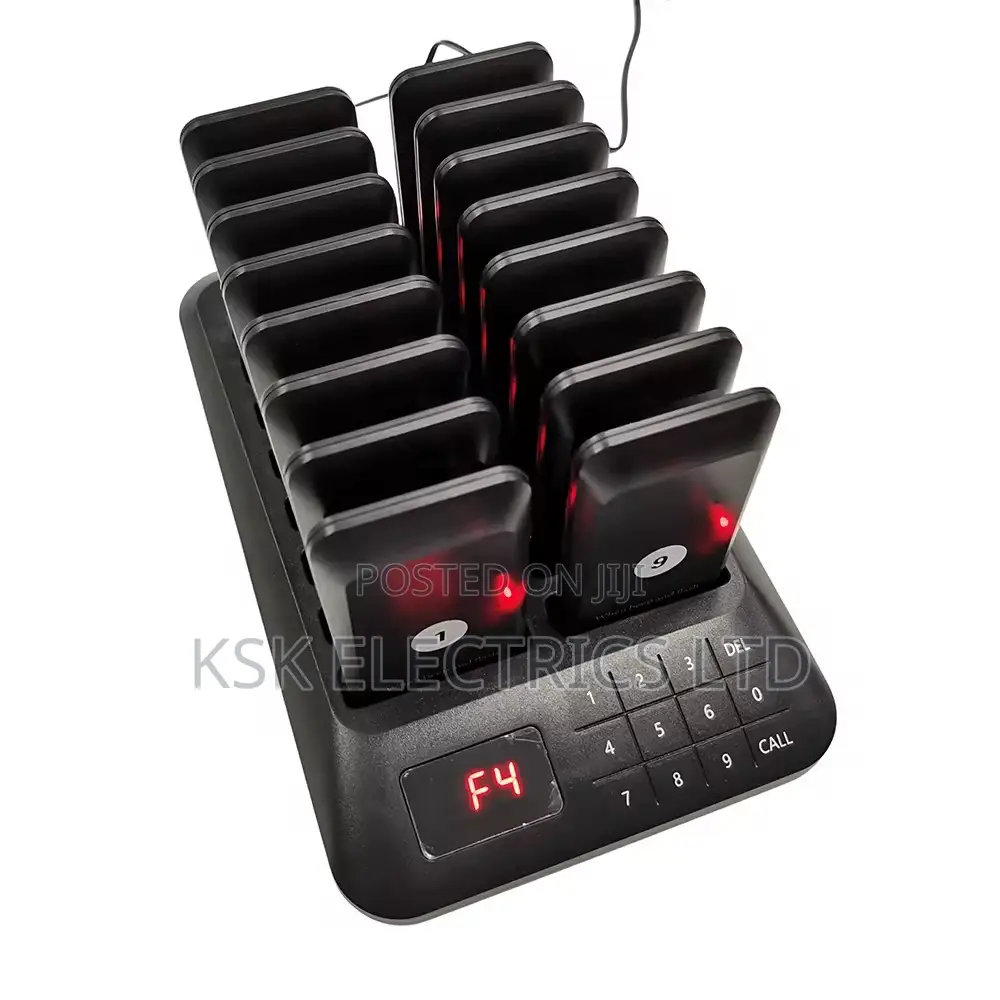 6 Pieces Food Buzzers Wireless Waiter Calling System Pagers
