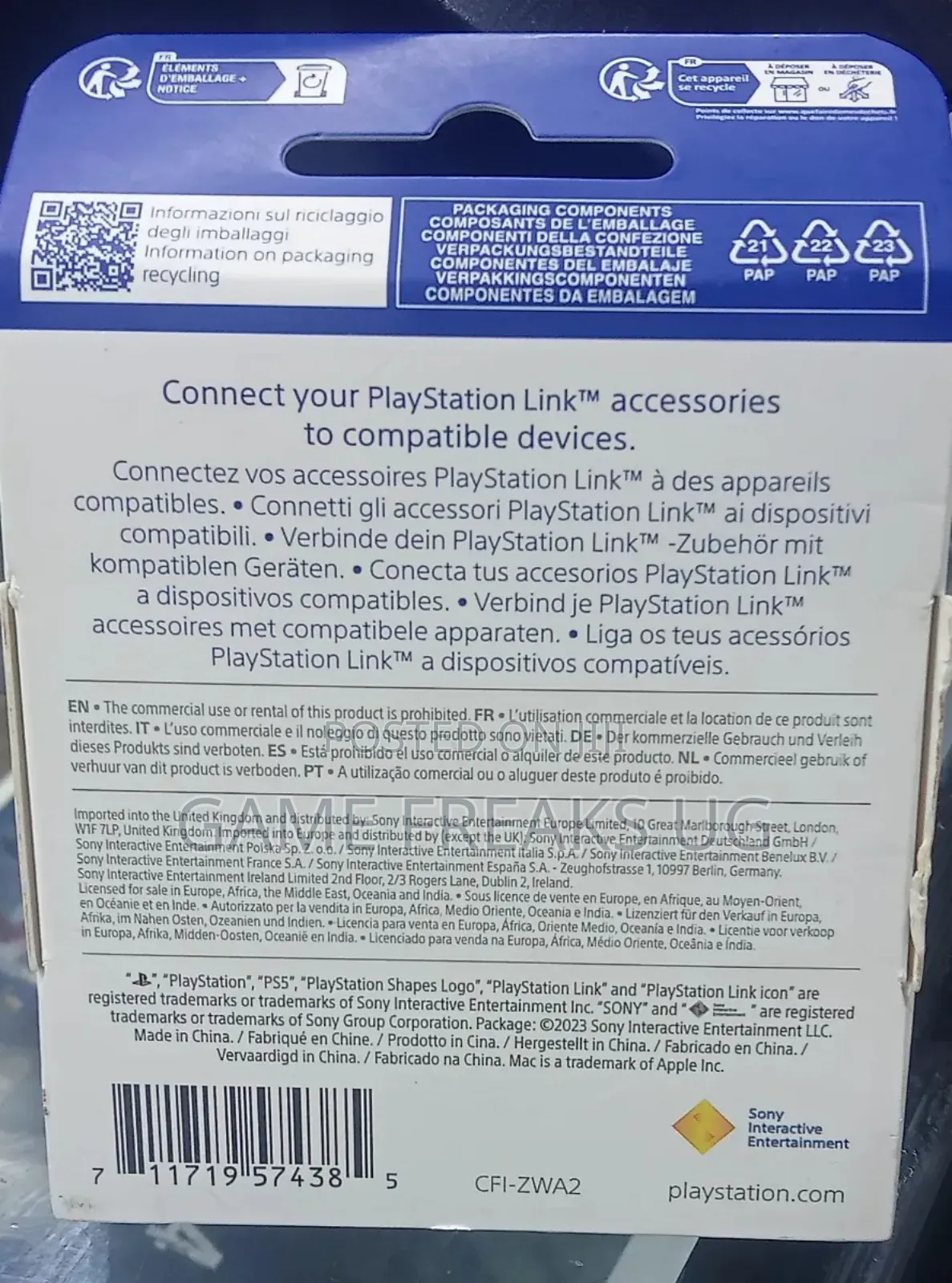Play Station Link Usb Adopter