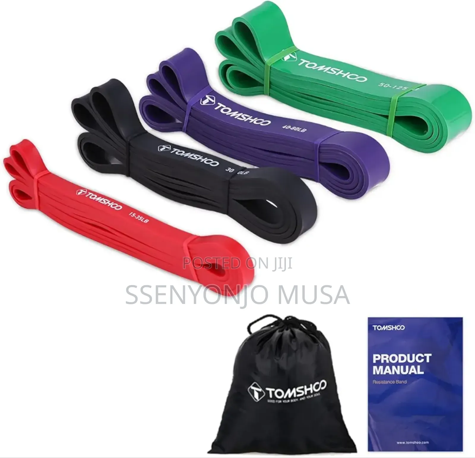 TOMSHOO Resistance Bands - Exercise Bands Strength Training