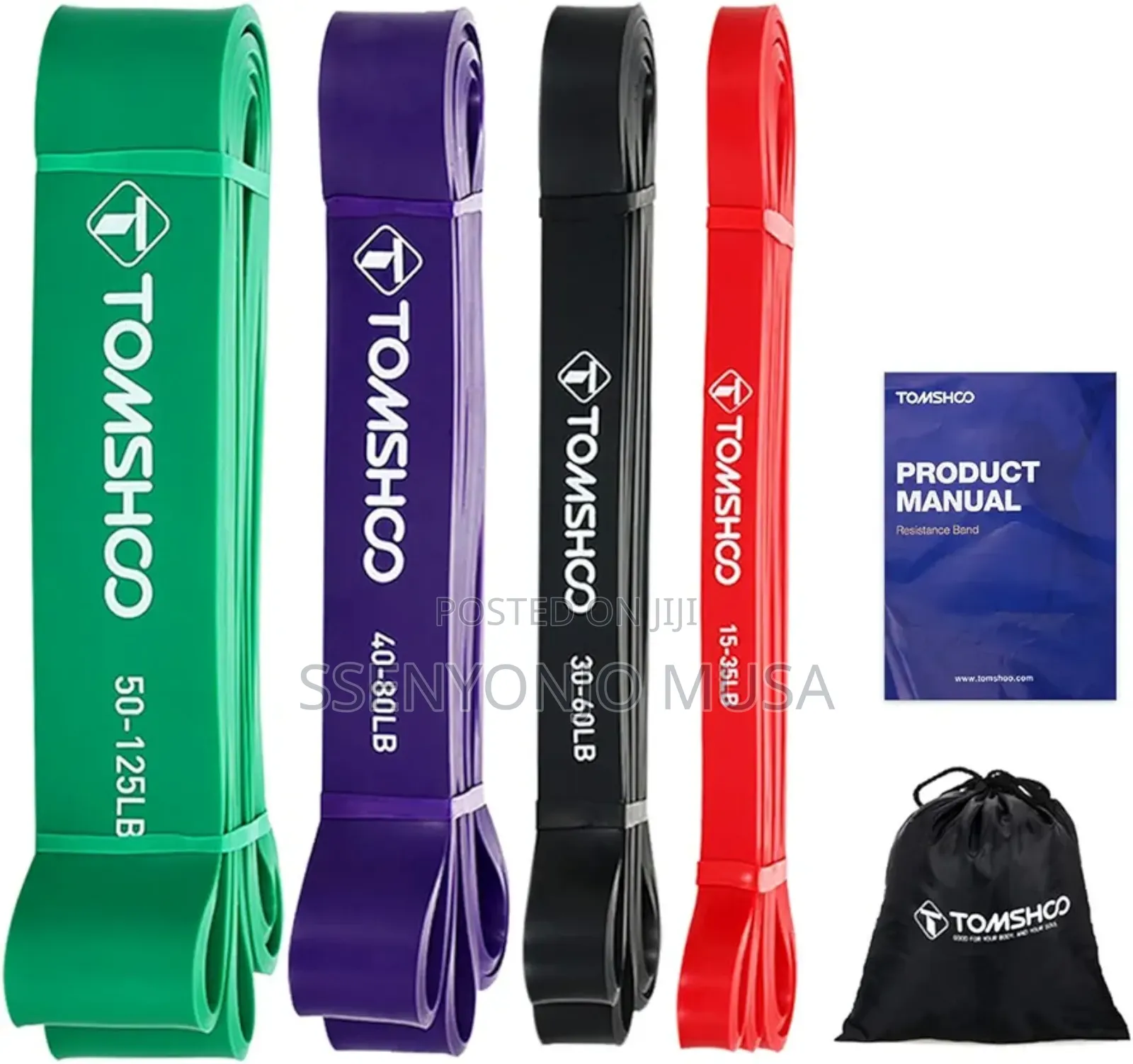 TOMSHOO Resistance Bands - Exercise Bands Strength Training