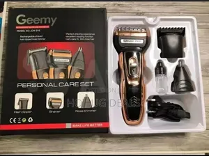 Geemy 3 In 1 Rechargeable Hair Clipper , With Smoother