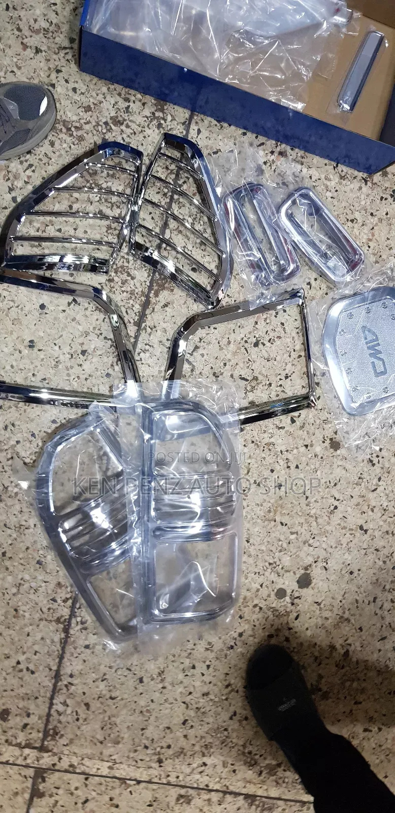 Silver Molding Covers for Landcruiser Tx