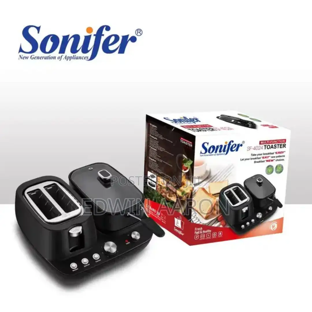 Sonifer Bread Toaster With Frying Pan