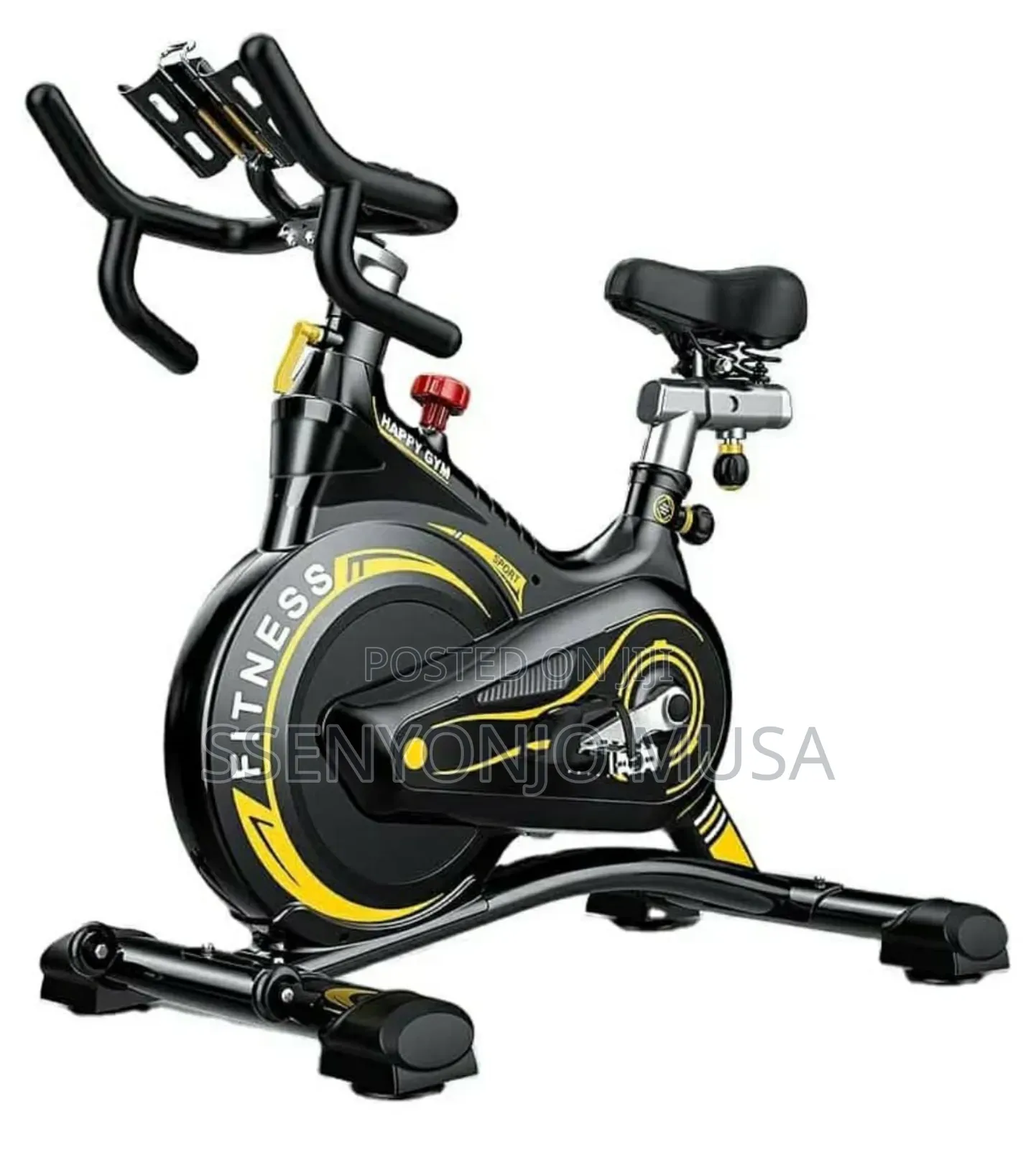 JMQ Fitness S500 Professional Spin Bike With Pulse Sensors -