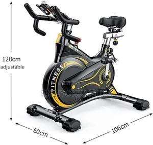 JMQ Fitness S500 Professional Spin Bike With Pulse Sensors -