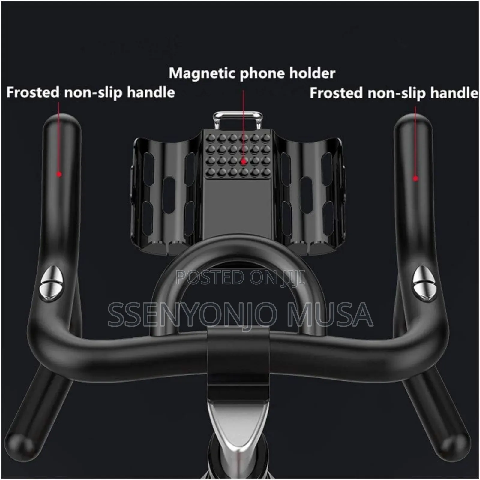 JMQ Fitness S500 Professional Spin Bike With Pulse Sensors -