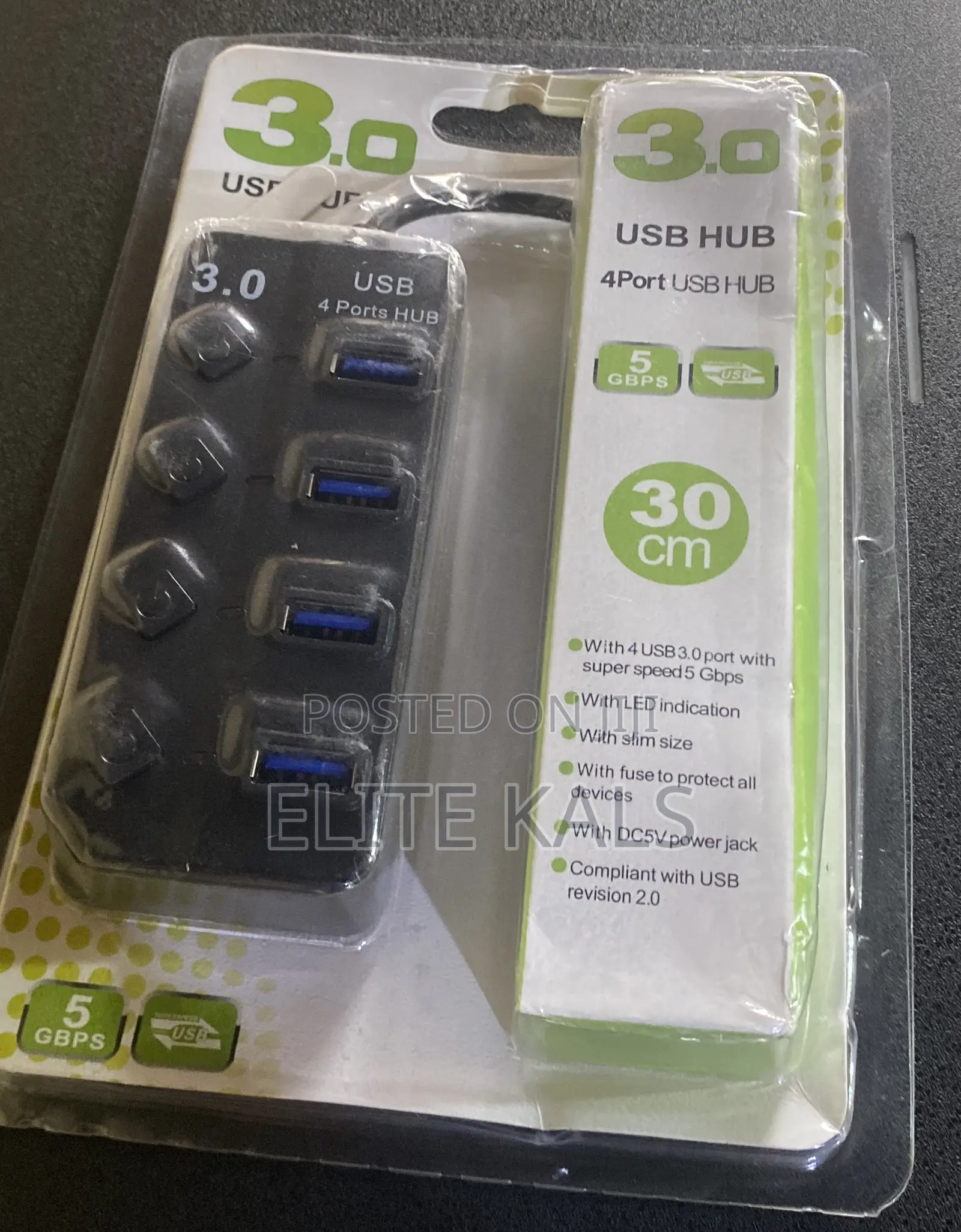 3.0 USB HUB (4 Ports)