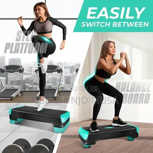 Multifunctional Aerobic Stepper - Adjustable 4"-6'' Step-