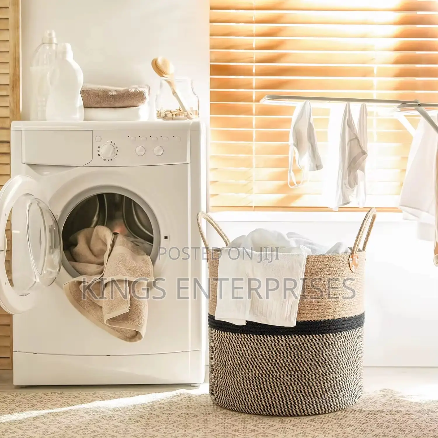 Cotton Laundry Basket