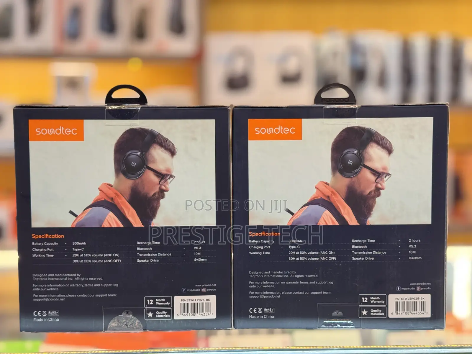 Porodo Zen Active Noise Cancellation Headphones