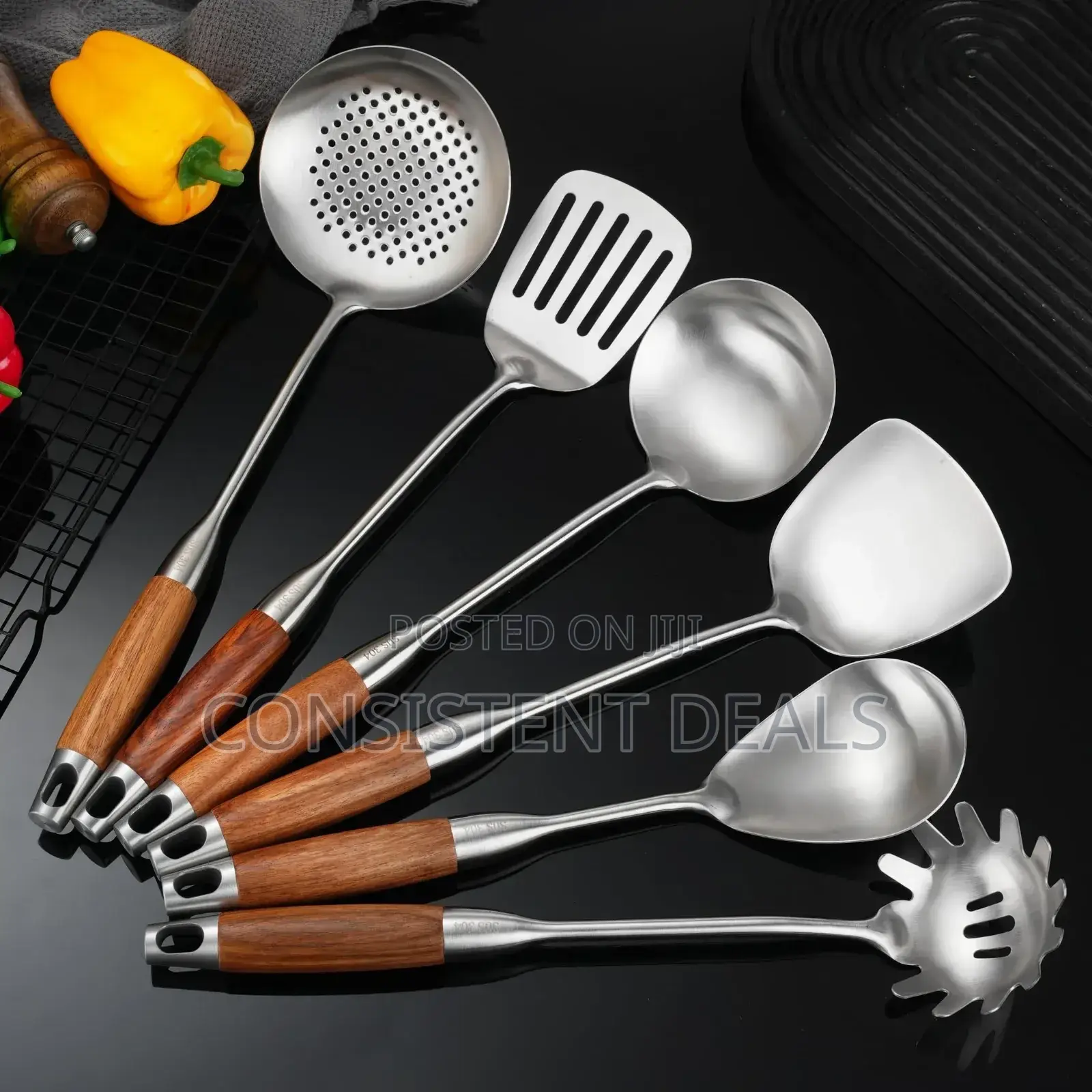 Stainless Steel Cooking Utensils Set 6pcs