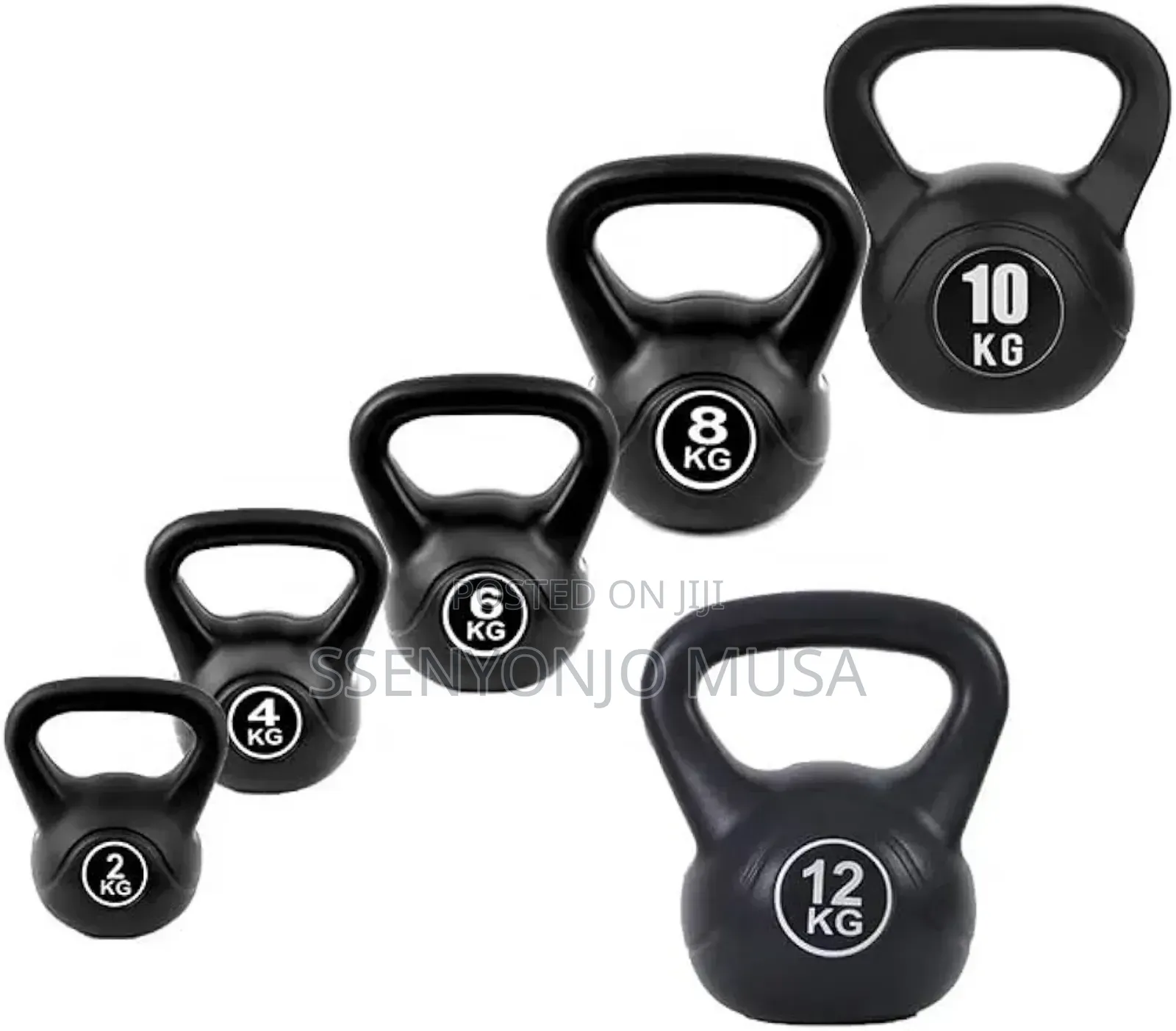 18kg Vinyl-Coated Kettlebell for Home Gym Training