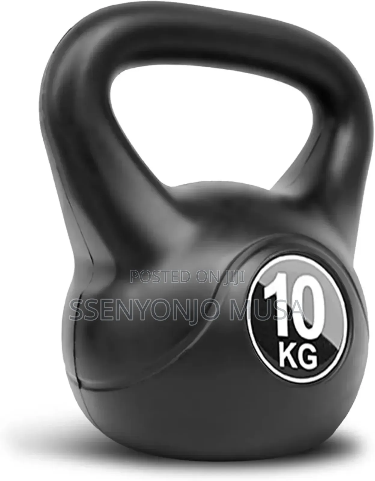 10kg Vinyl-Coated Kettlebell for Home Gym Training