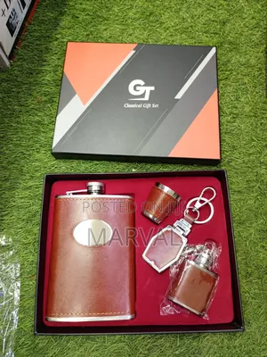Liquor Drinking Gift Set / Hip Flask Gift Set