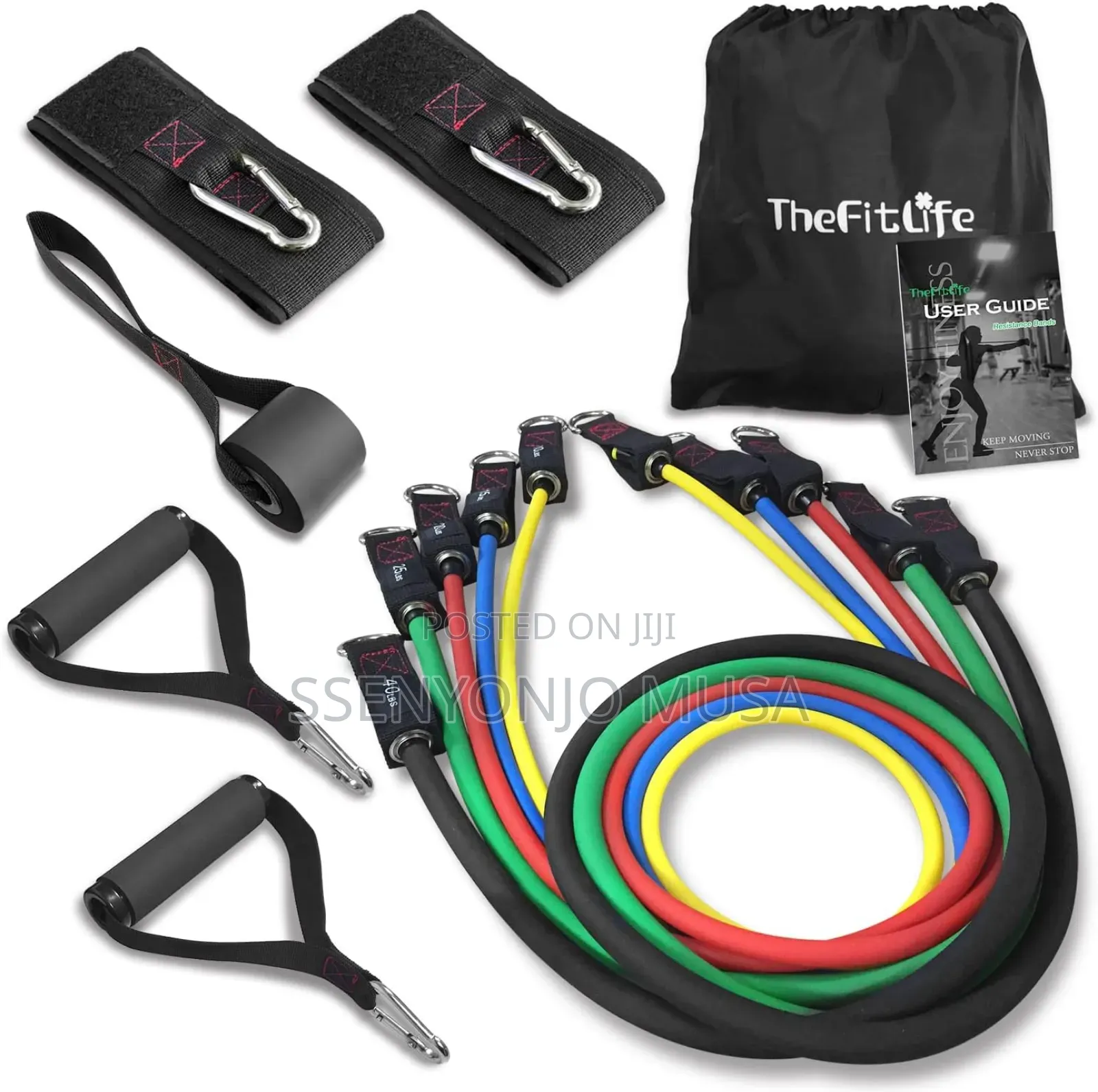 Bob and Brad Resistance Bands Set - Up to 150lbs, Exercise-