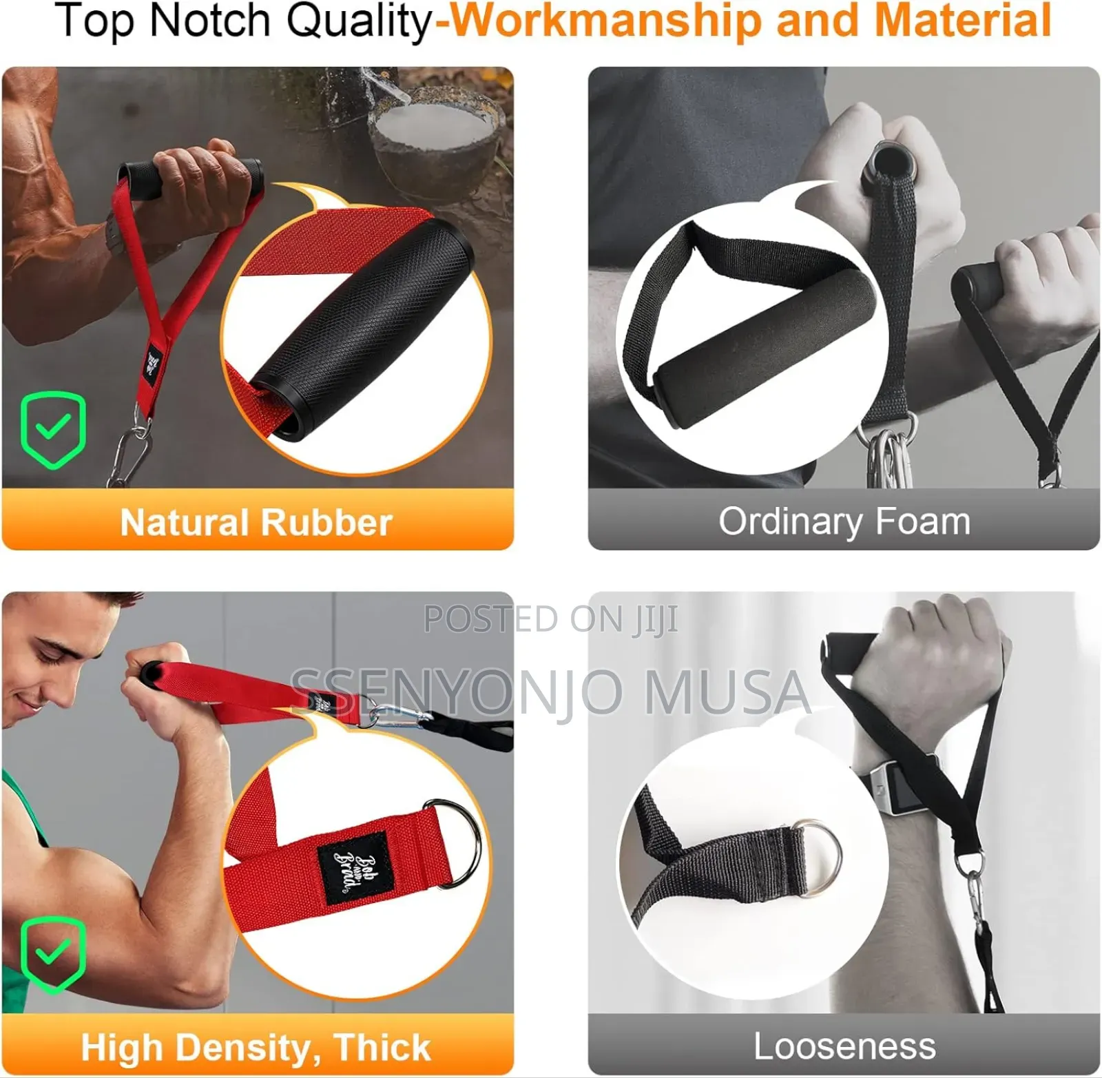 Bob and Brad Resistance Bands Set - Up to 150lbs, Exercise-