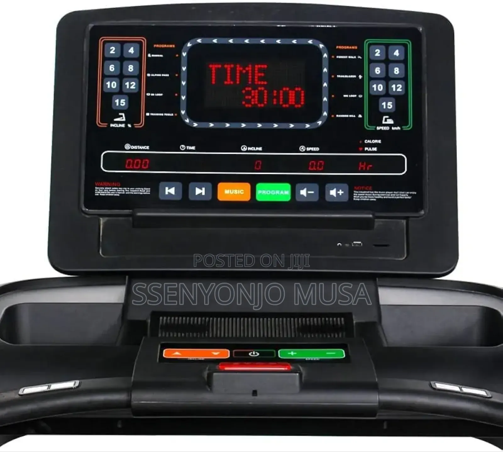 Miracle Fitness P1010 Commercial Treadmill - 3-7hp AC Motor-