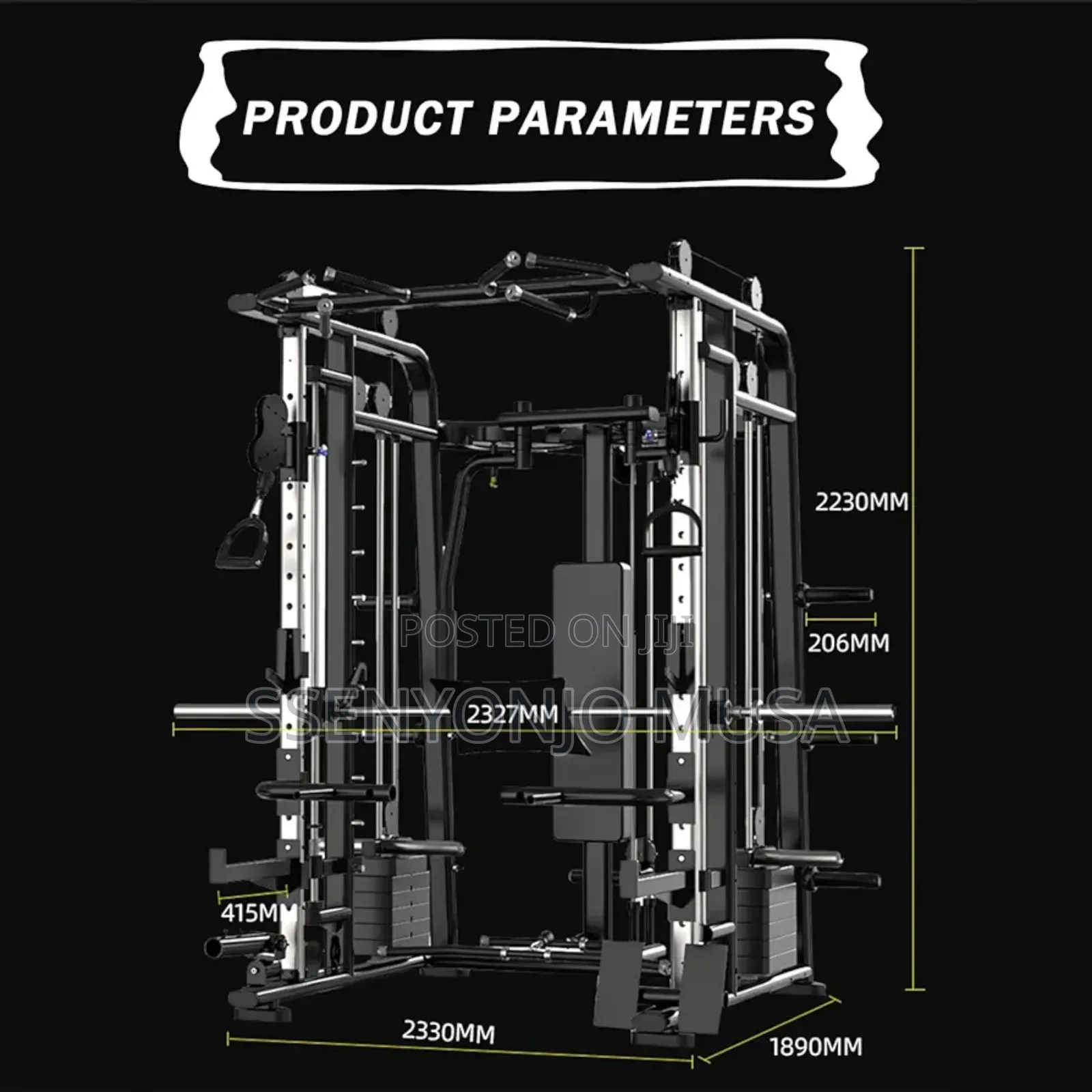 Smith Machine Multi-Function Trainer -Comprehensive Home Gym