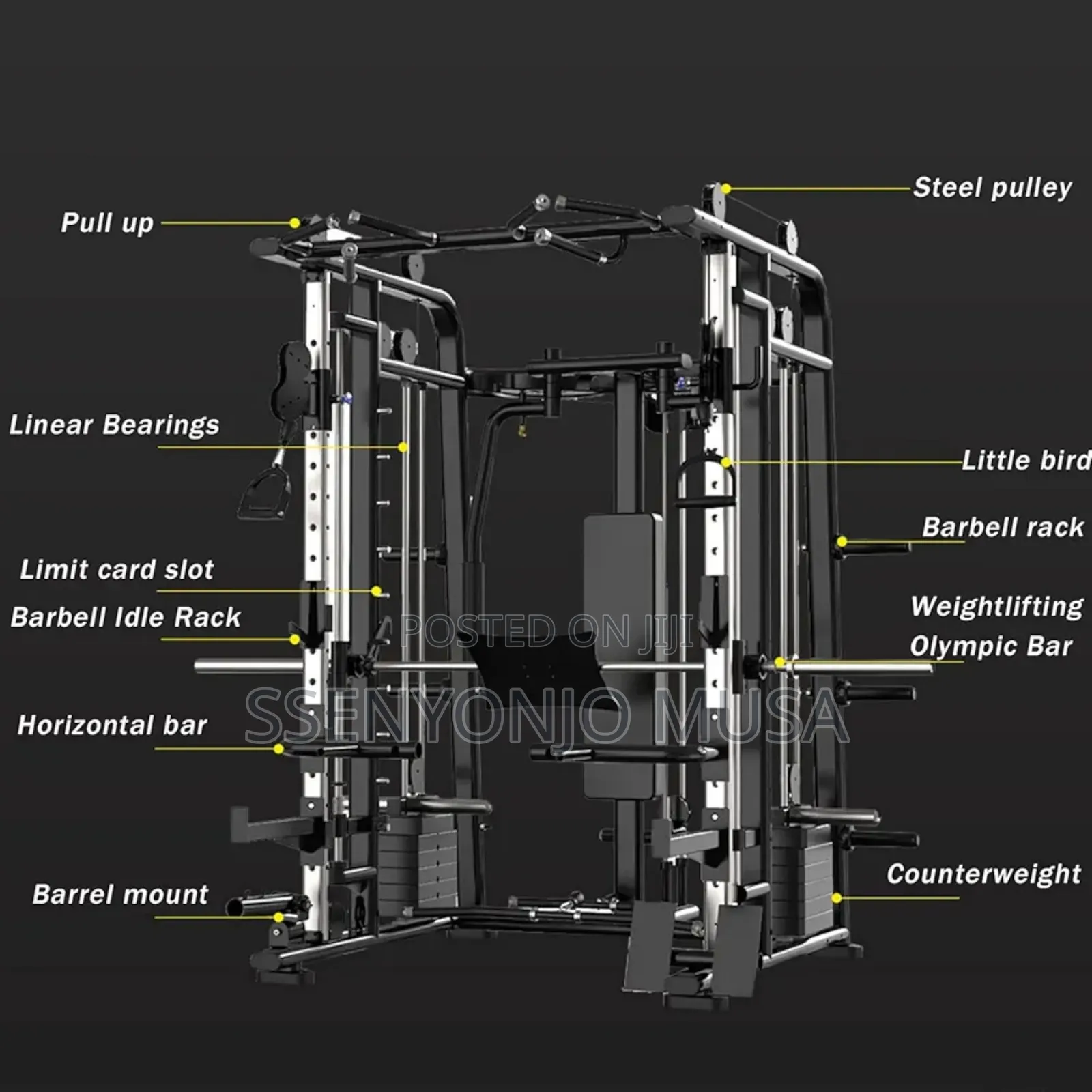 Smith Machine Multi-Function Trainer -Comprehensive Home Gym