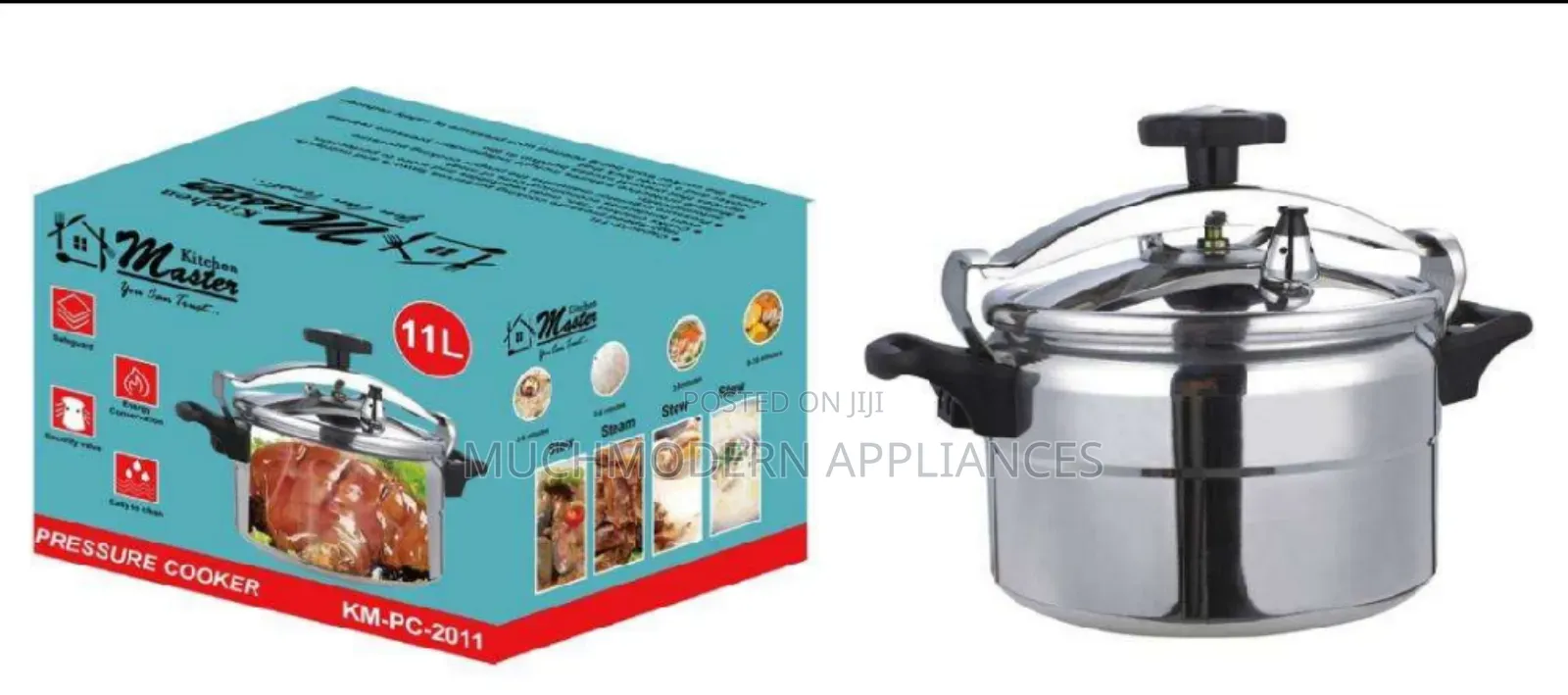Aluminium Pressure Cooker 11L Km-pc2011