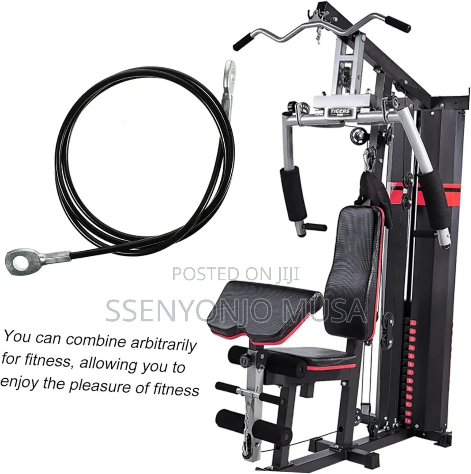 Fitness Wire Rope for Gym Machines- Home Workout Steel Cable