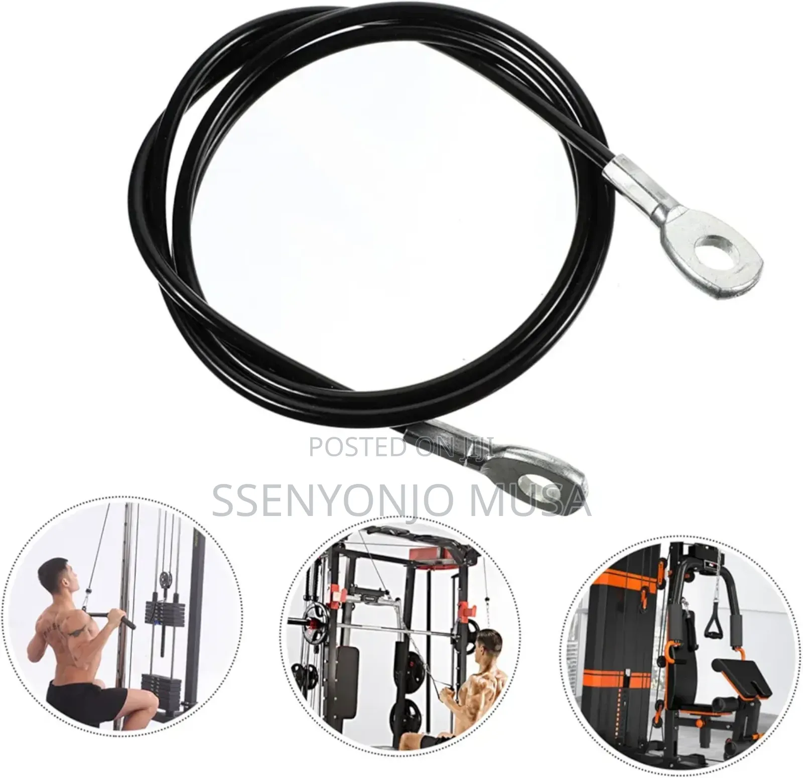 Fitness Wire Rope for Gym Machines- Home Workout Steel Cable