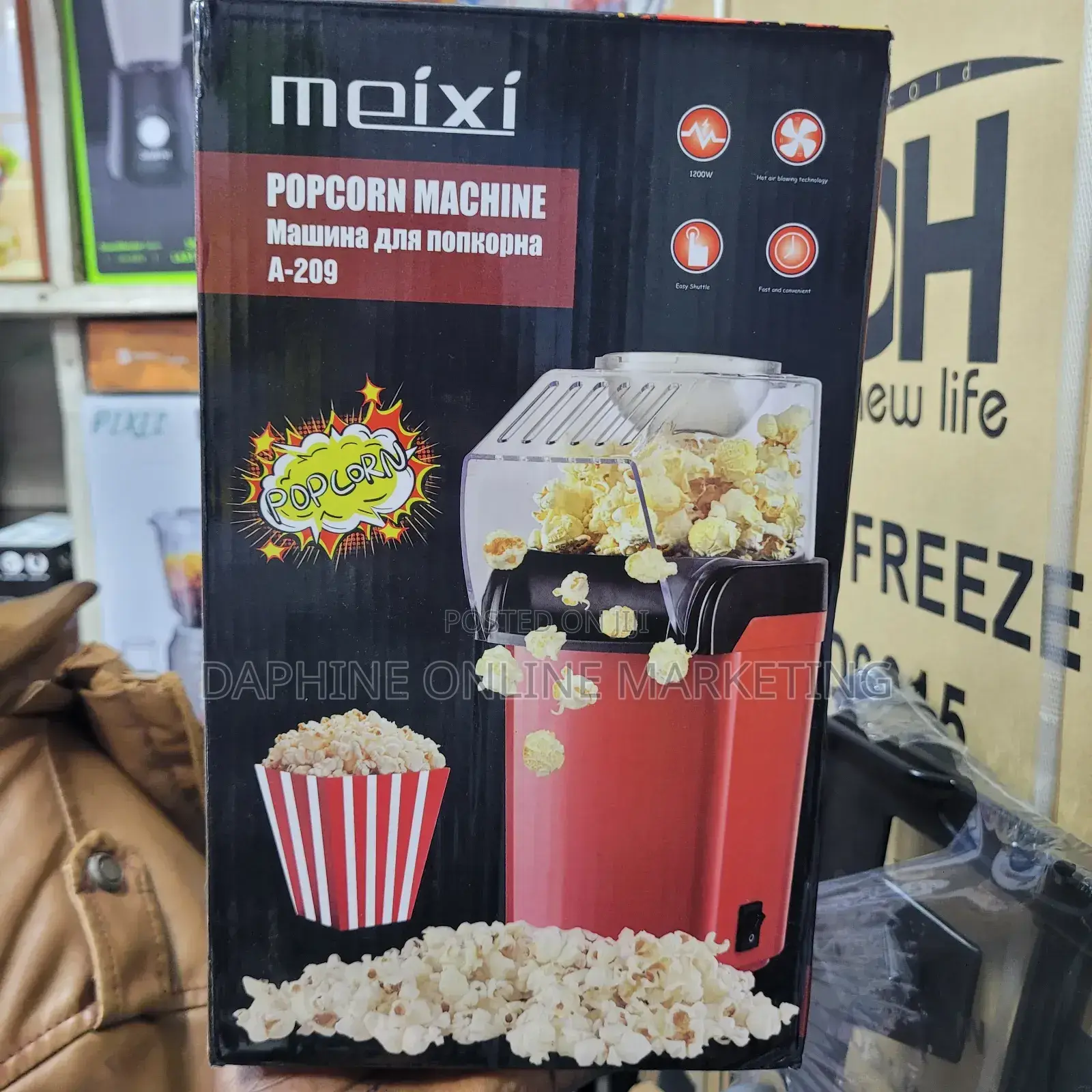 Portable Popcorn Machine