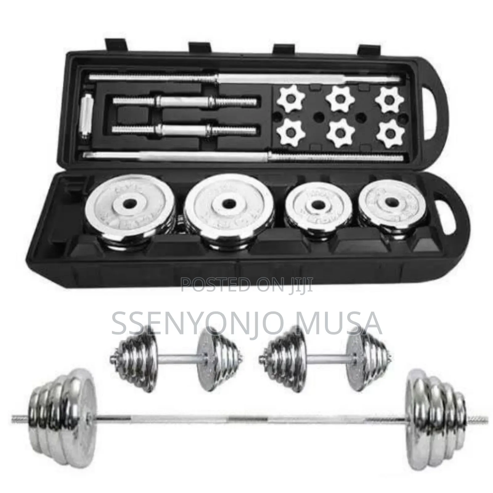 York 50kg Dumbbell Set - Adjustable Dumbbells for Home Gym