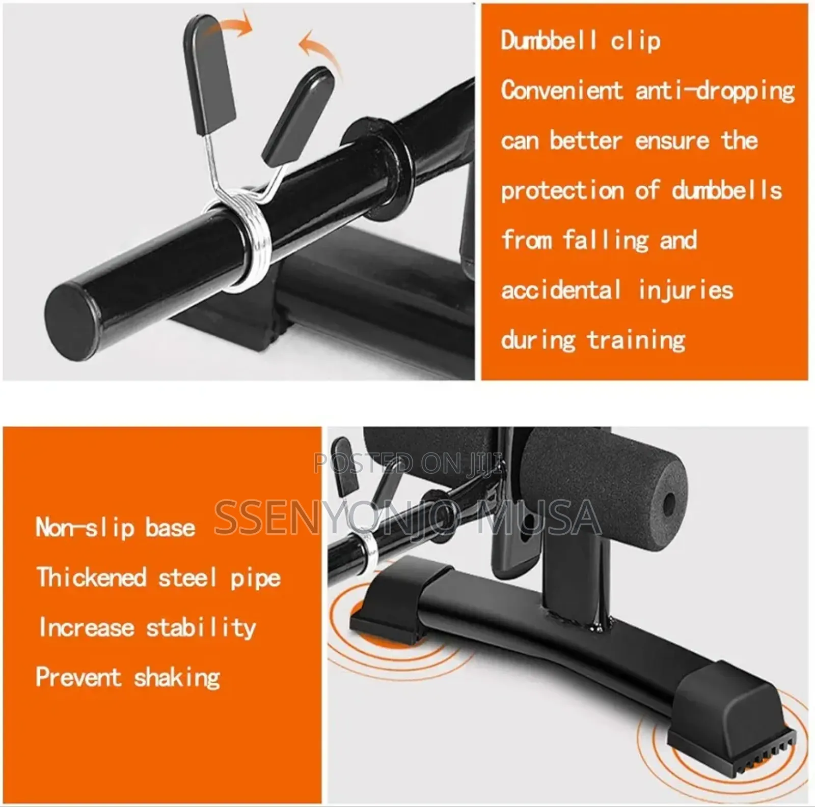 Adjustable Weight Bench - Foldable Olympic Utility Bench-