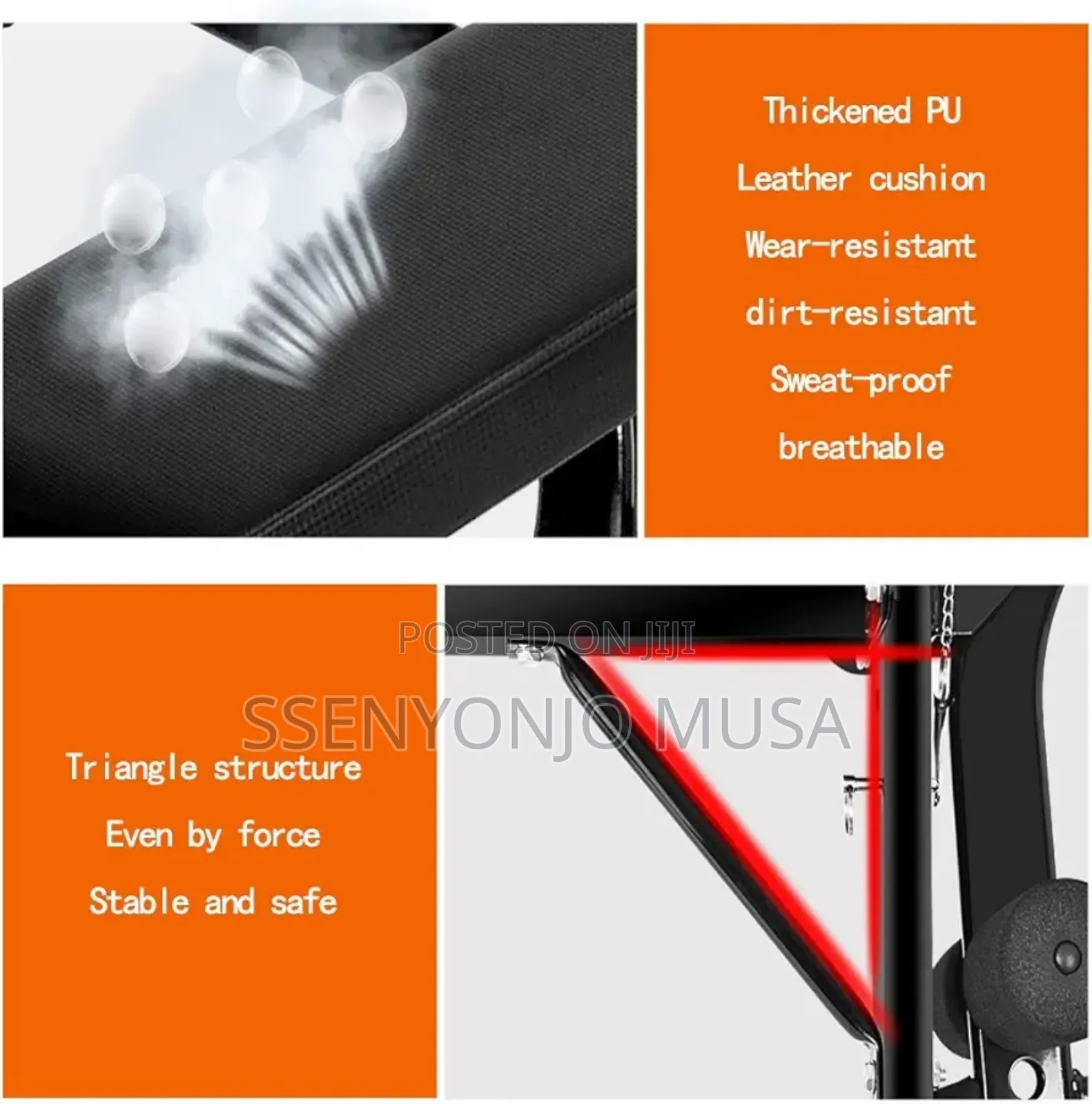Adjustable Weight Bench - Foldable Olympic Utility Bench-